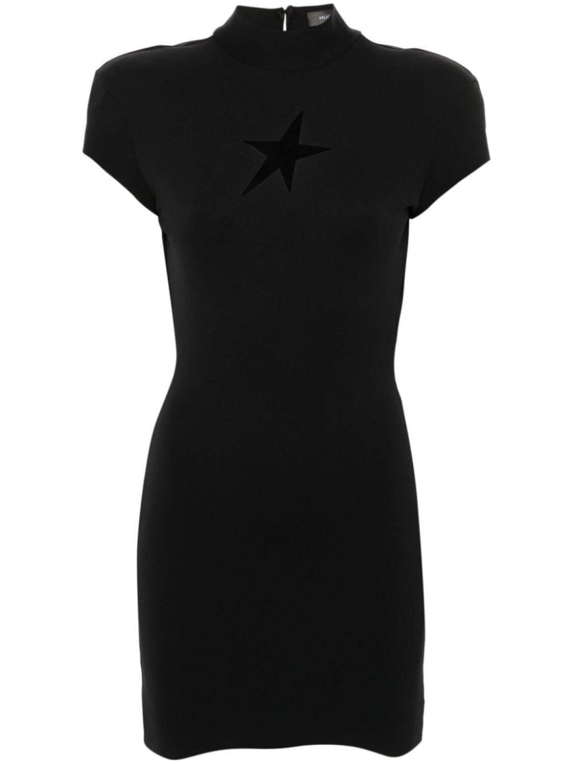 

Mugler платье мини, черный