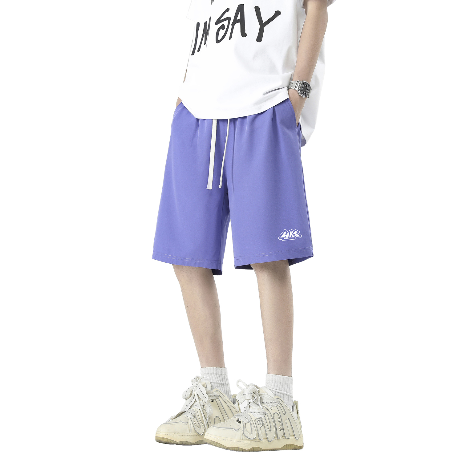 

Повседневные шорты унисекс WOKXSS, фиолетовый