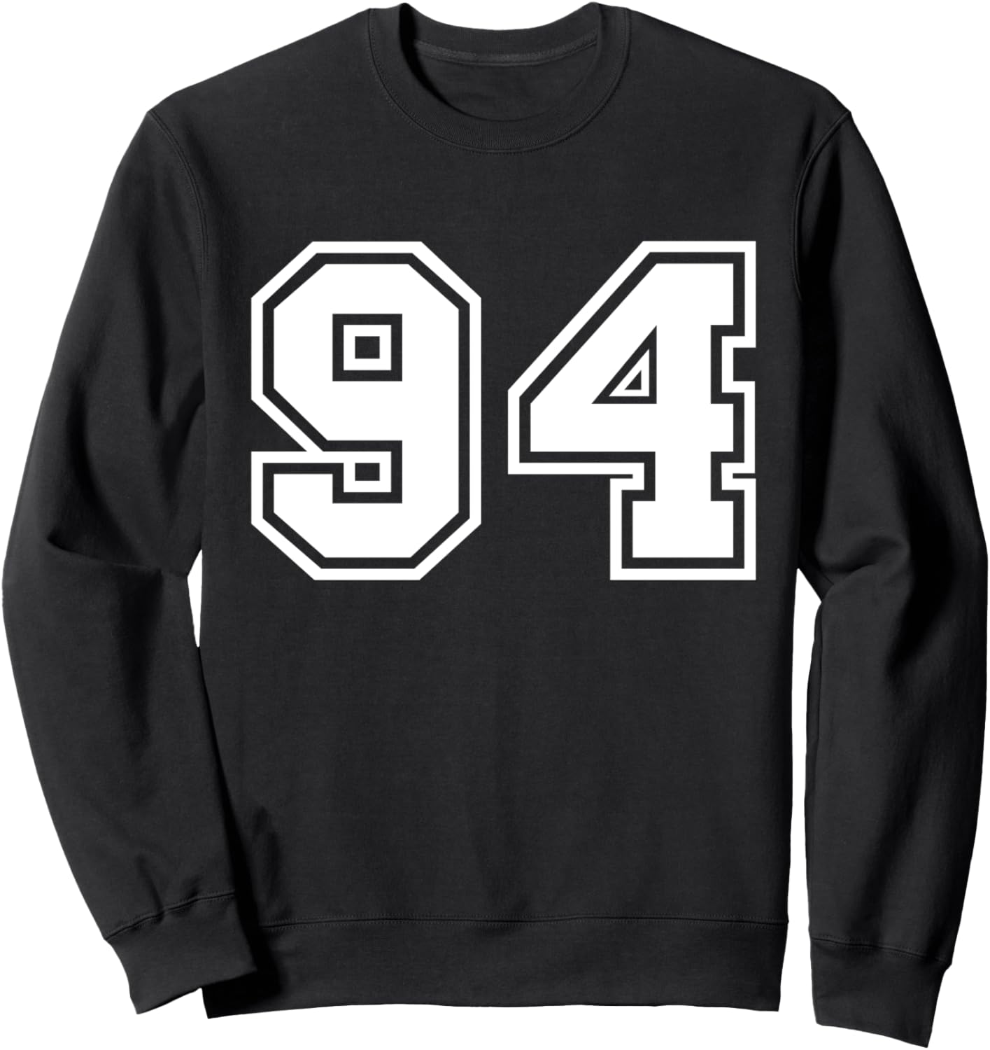 

Спортивная толстовка с номером 94, черная Team Jersey Number Company, Черный, Спортивная толстовка с номером 94, черная Team Jersey Number Company