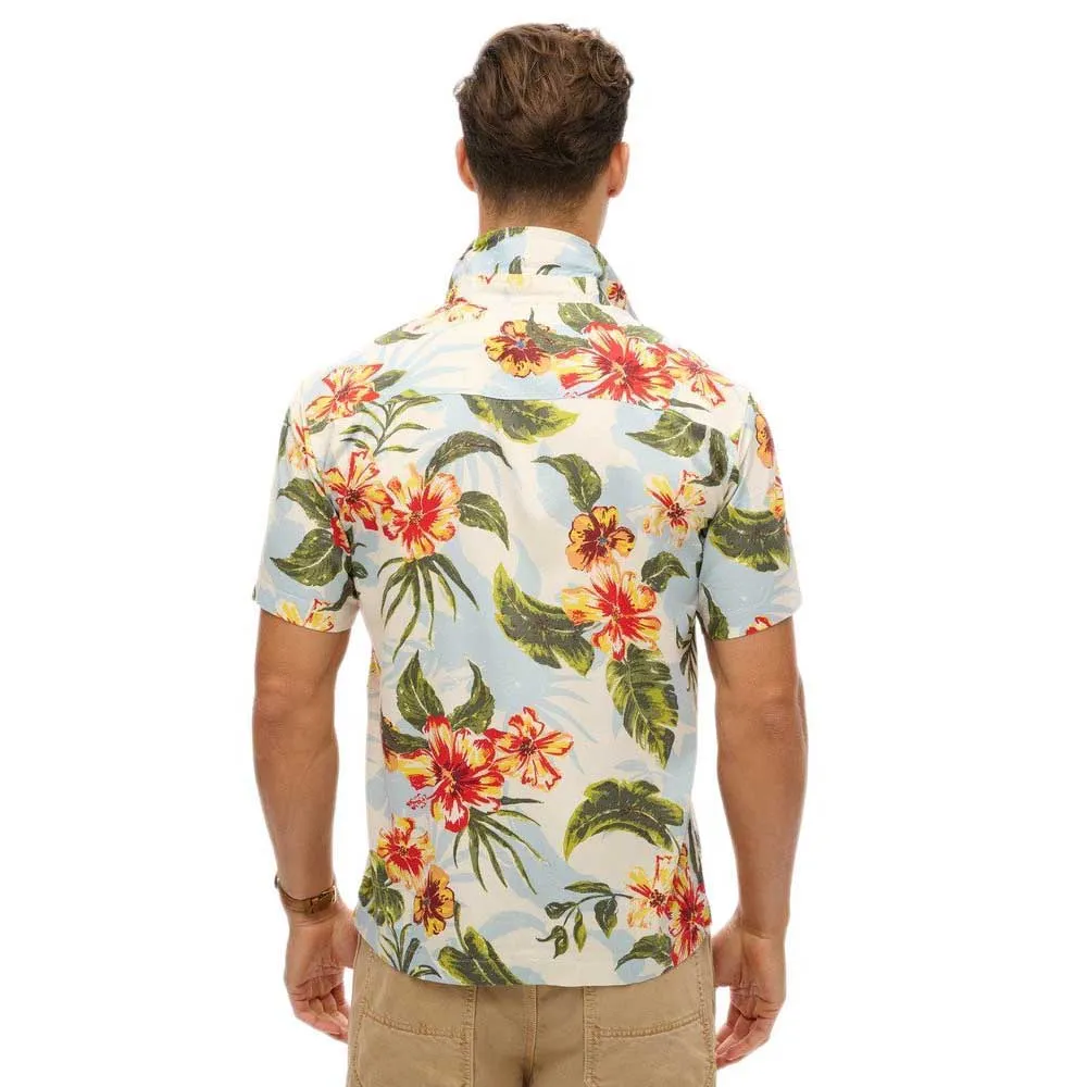 Рубашка с коротким рукавом Superdry Hawaiian Print, разноцветный — фото 2