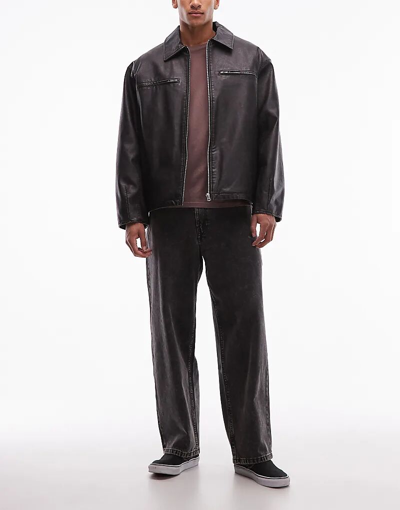 

Джинсы Vans Check-5 мешковатые, черного цвета, стираные