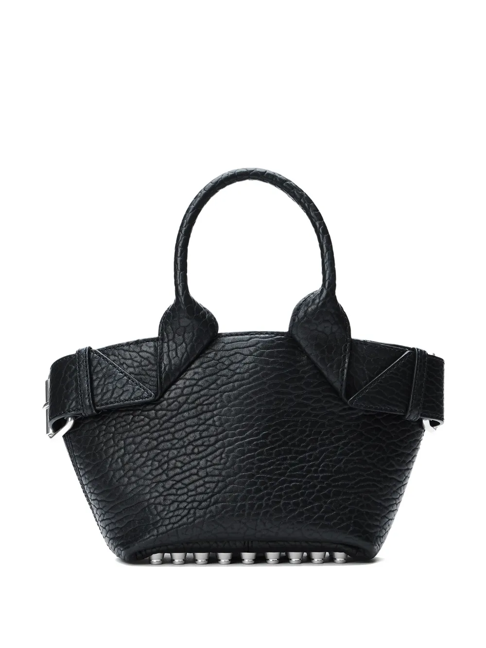 

Сумка-тоут с пряжкой и заклепками Alexander Wang, черный