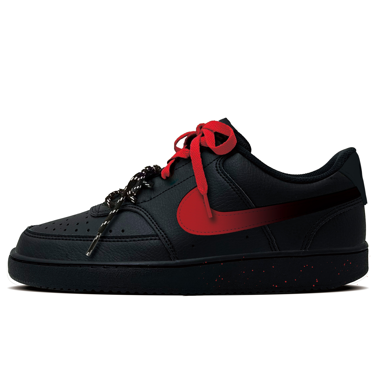 

Nike Court Vision 1 Red Dust Abrasion Resistant Low top Skateboard Shoes мужские красные