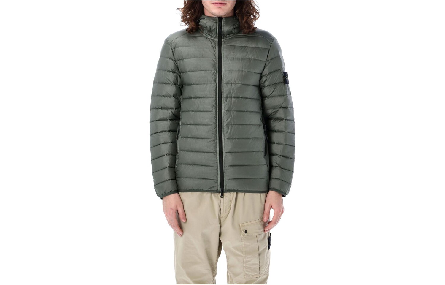 

Куртка мужская оливково-зеленая Stone Island, оливково-зеленый