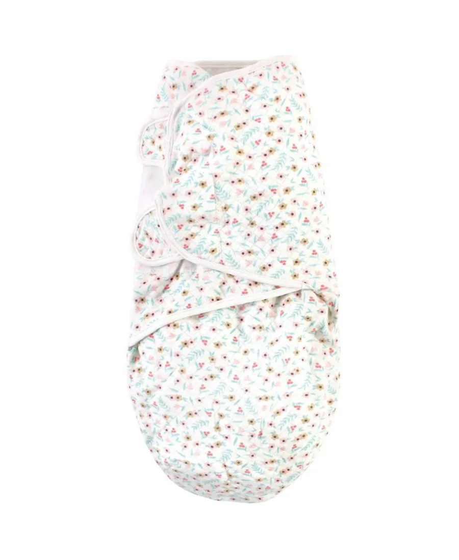 Пеленки-обертки из стеганого хлопка, 3 шт Hudson Baby, Girl Forest — фото 3