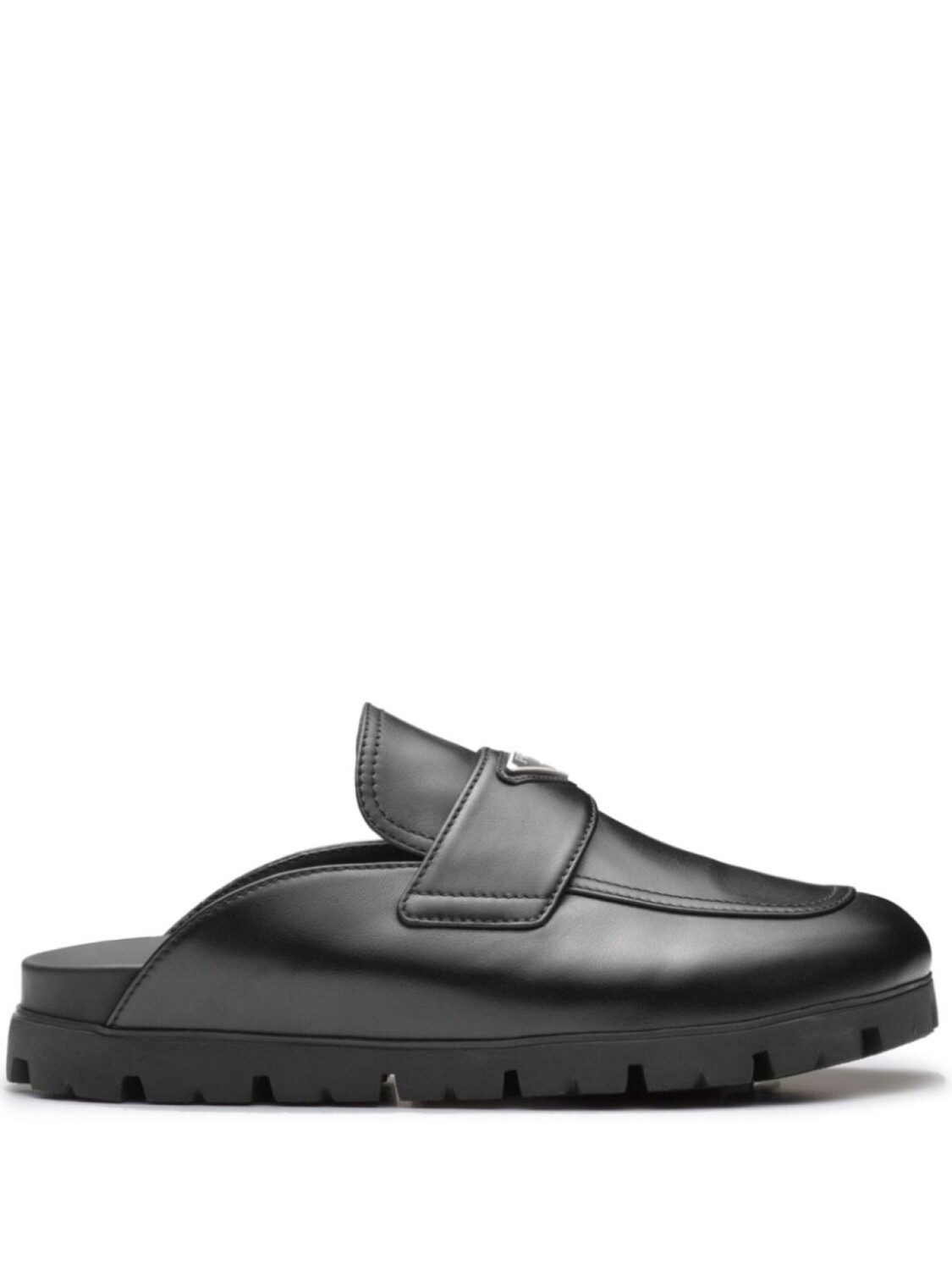 

Prada слиперы с логотипом, черный