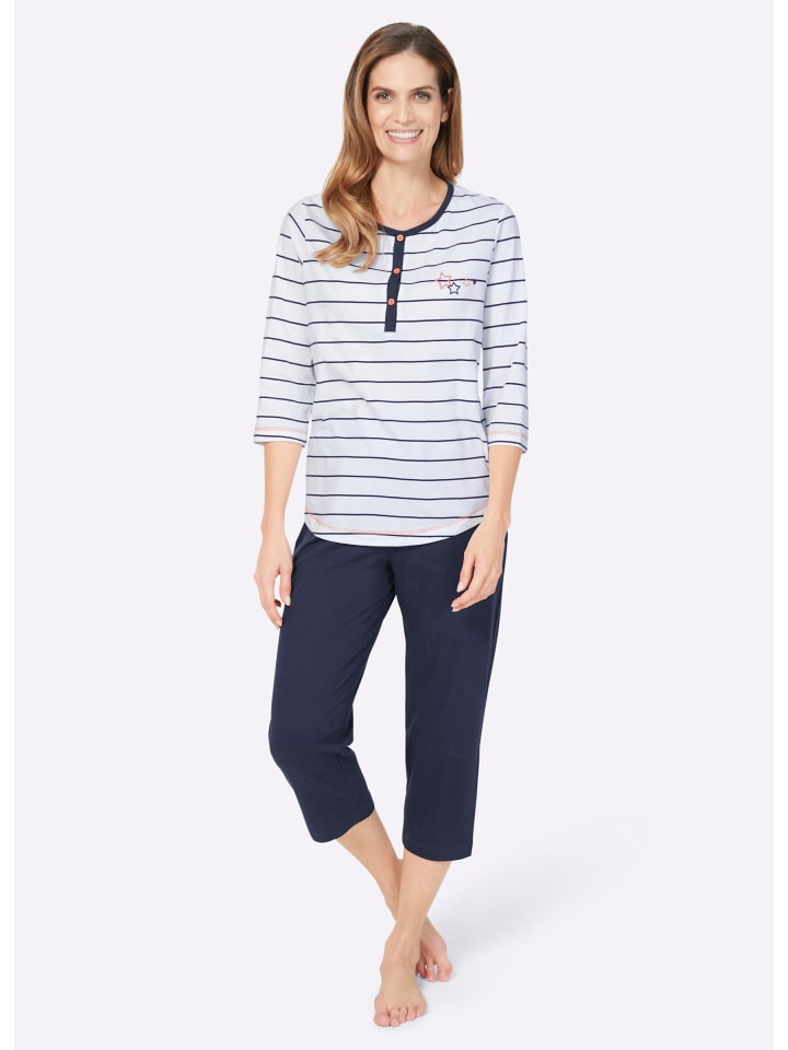 

WITT WEIDEN Пижама в бело-синюю полоску