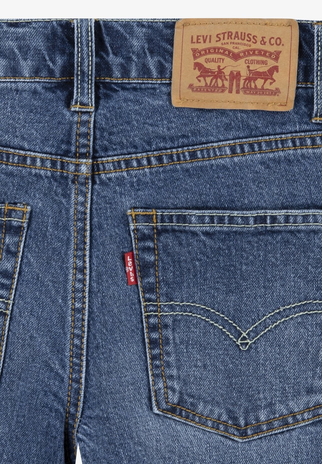 Джинсы скинни 510 SKINNY Levi's, темно-синий деним — фото 4