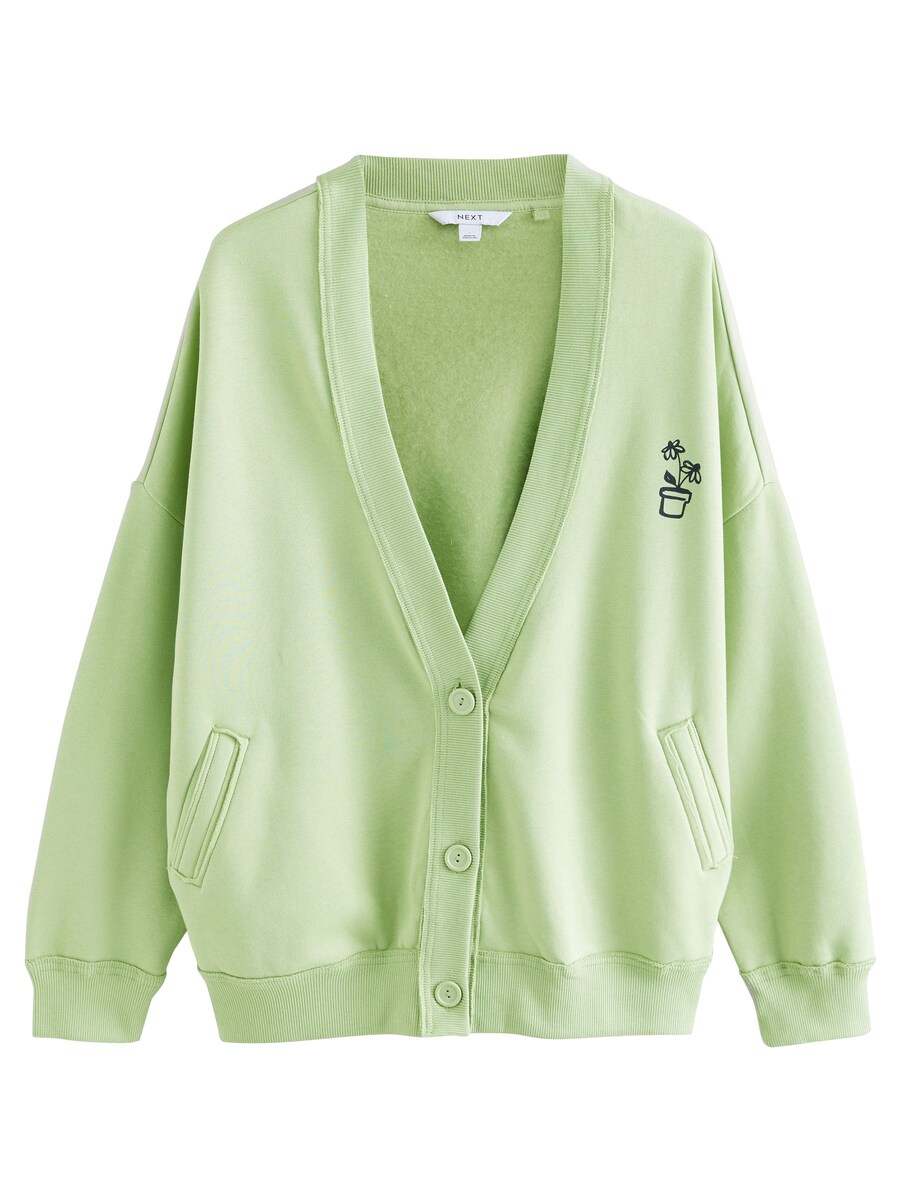 

Вязаный кардиган Next, цвет Green/Pastel green
