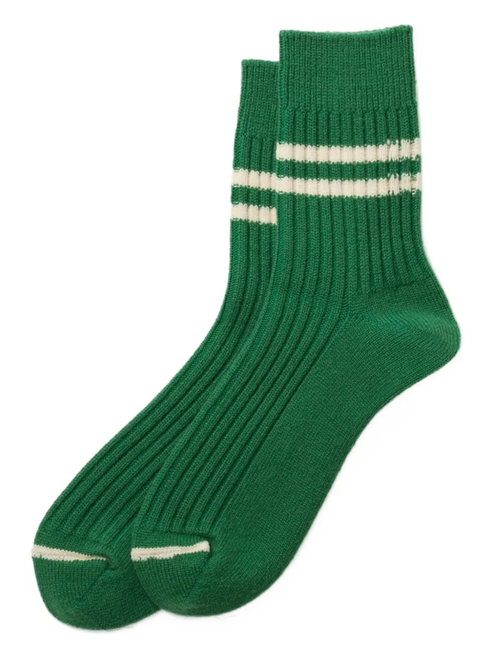 

Рифленые носки с полосатым декором Rototo, зеленый