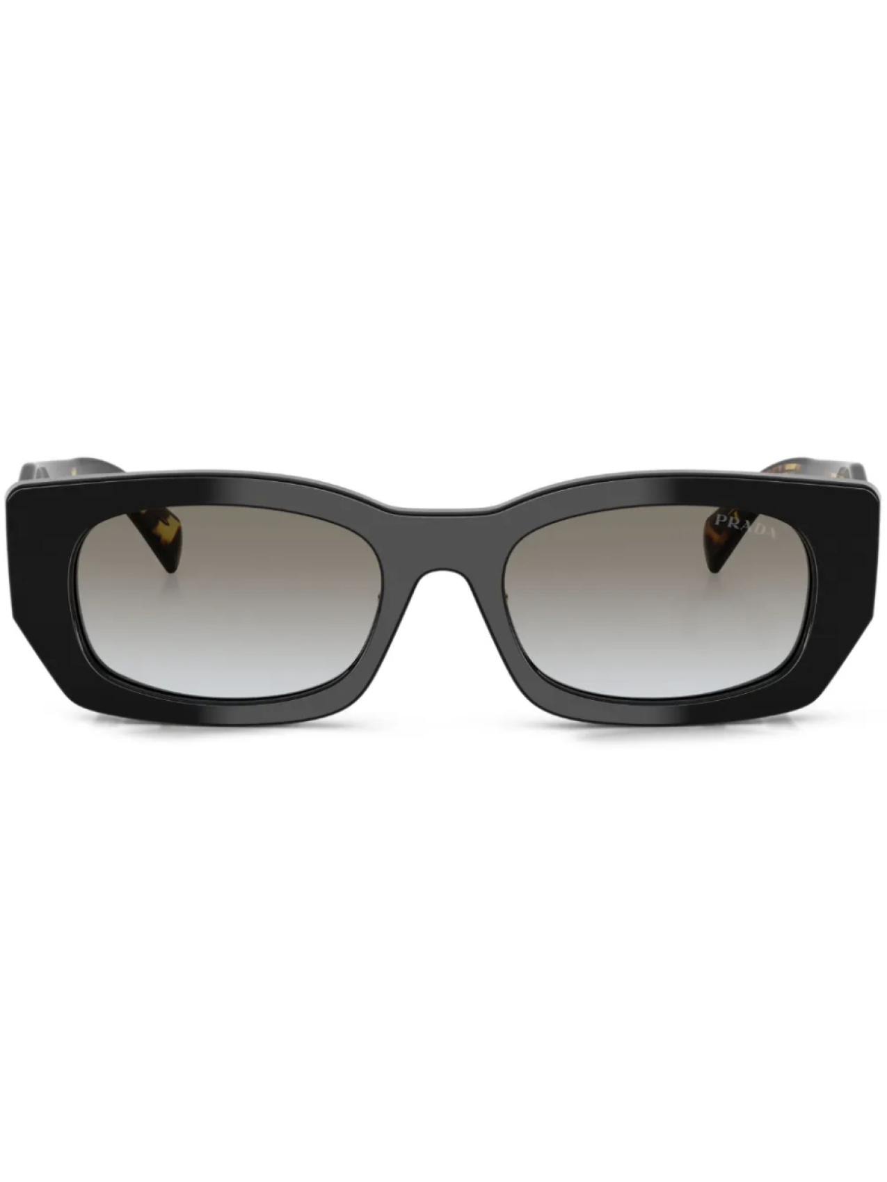

Prada Eyewear солнцезащитные очки в геометричной оправе, черный