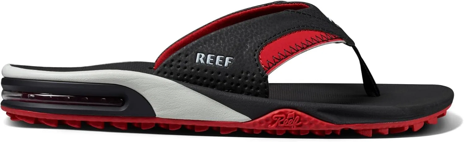 Сандалии с открывалкой для бутылок, REEF, черный/красный — фото 3