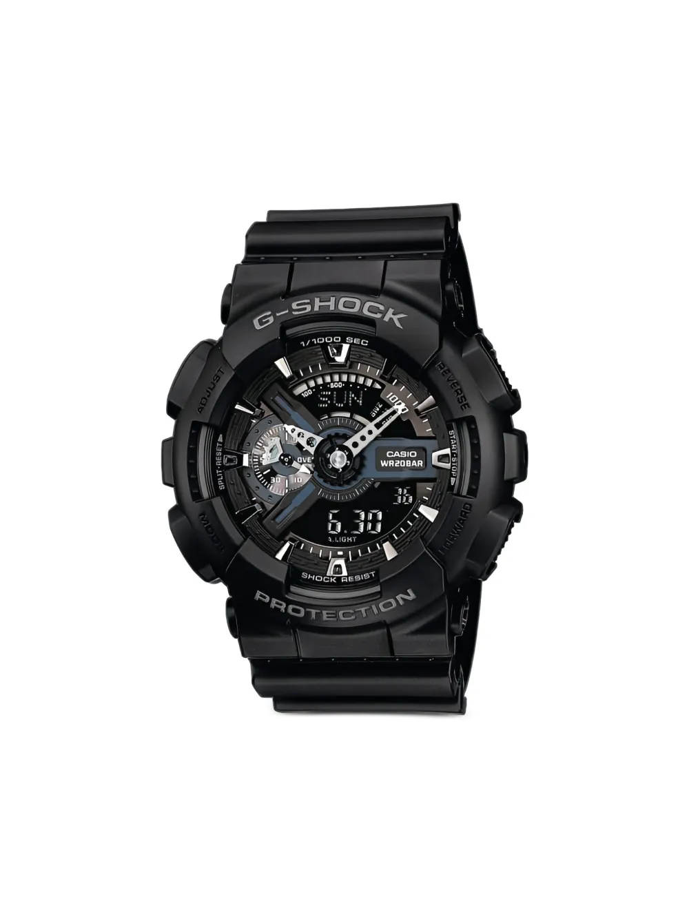 

Наручные часы G-Shock GA-110-1B 55 мм Casio, черный