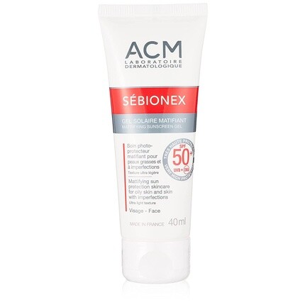 

Acm Sebionex Матирующий солнцезащитный гель Spf50+, Mac Tools