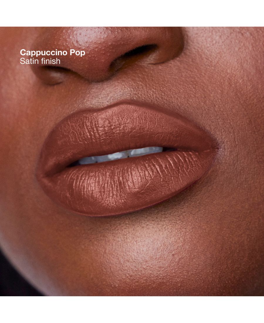 Помада Pop Longwear Satin Lipstick, 0,14 унции Clinique, цвет cappuccino pop — фото 3