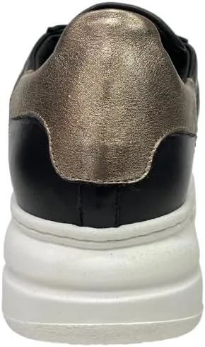 Кроссовки Meline Black BI 6-Acc из кожи, черный — фото 4
