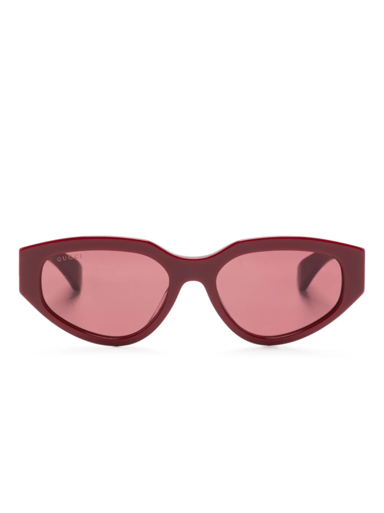 

Солнцезащитные очки в оправе «кошачий глаз» Gucci Eyewear, красный