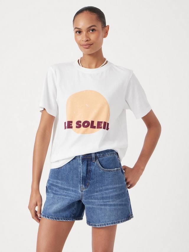 

Футболка с принтом Le Soleil HUSH, Ecru