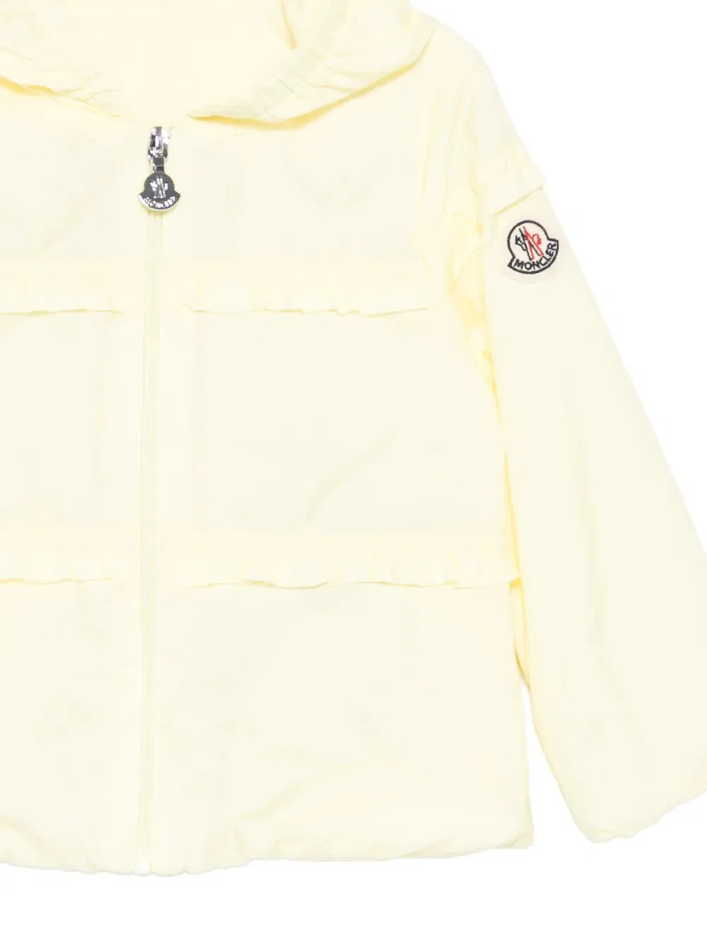 Куртка Hiti с оборками и капюшоном Moncler Enfant, желтый — фото 3