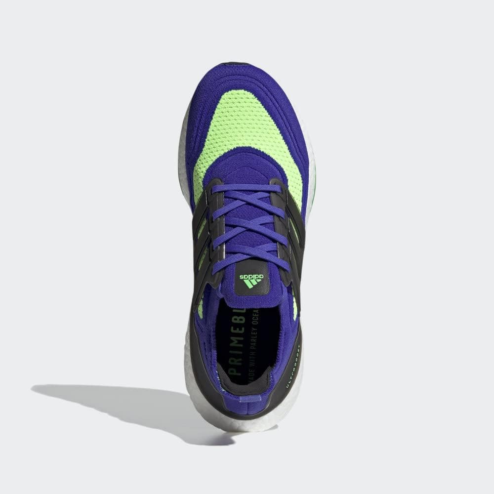 Мужские кроссовки Adidas Ultraboost 21, черный/зеленый — фото 4