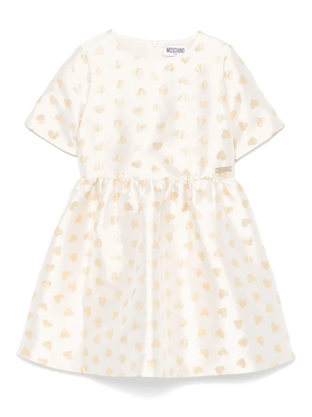 

Платье с узором Moschino Kids, нейтральный