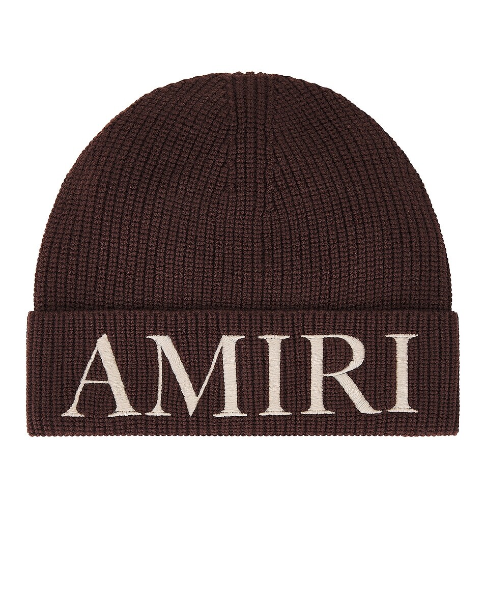 

Шапка мужская Beanie Amiri, темно-коричневый