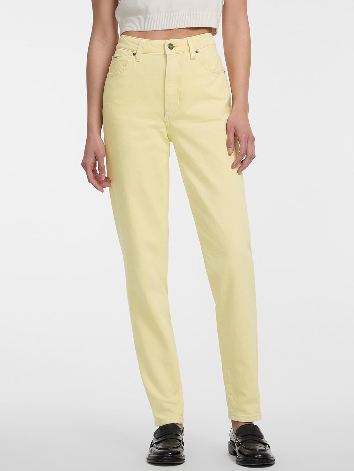 

G06 джинсы Mom GUESS, Gj Natural Yellow