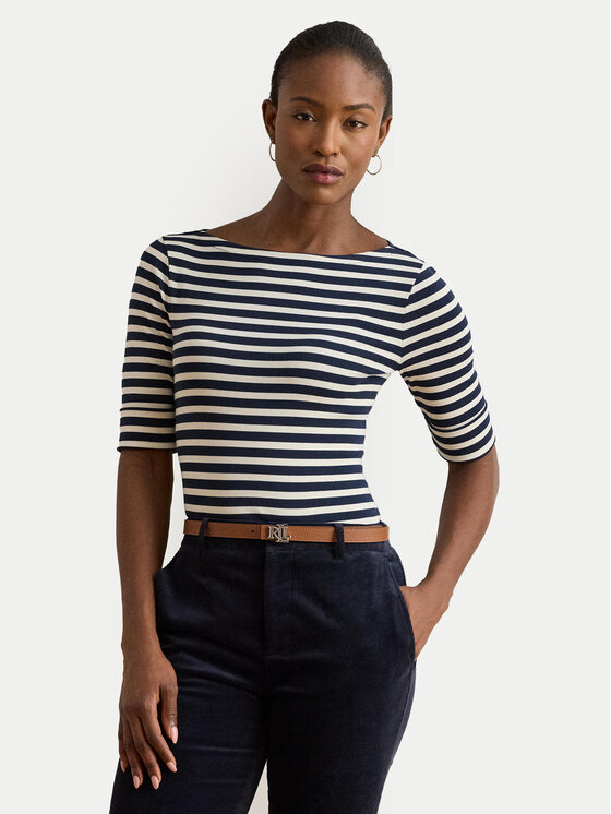 

Блузка slim fit 200980041002 Lauren Ralph Lauren, белый