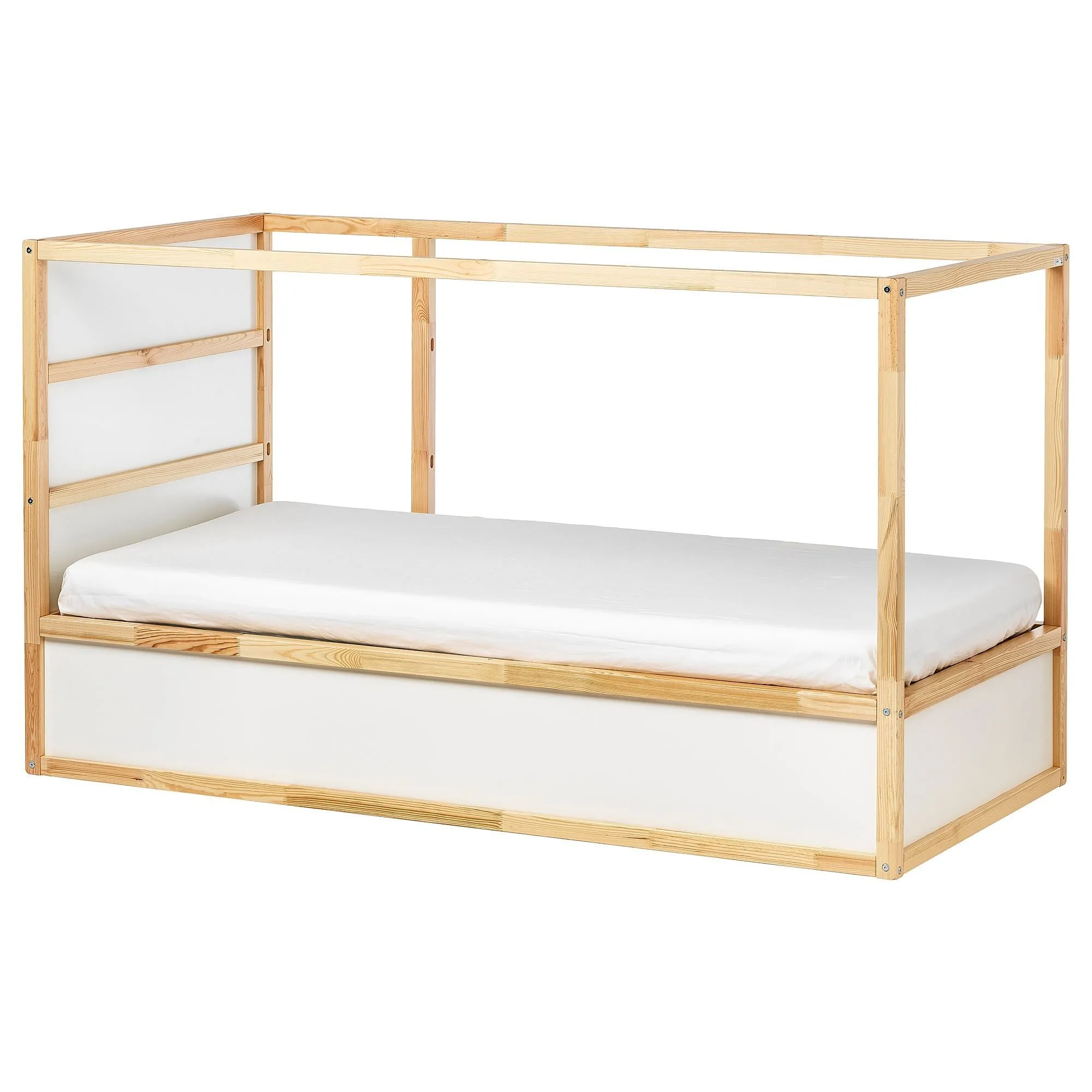 

Двусторонняя кровать, белый/сосна, 90x200 см, KURA IKEA