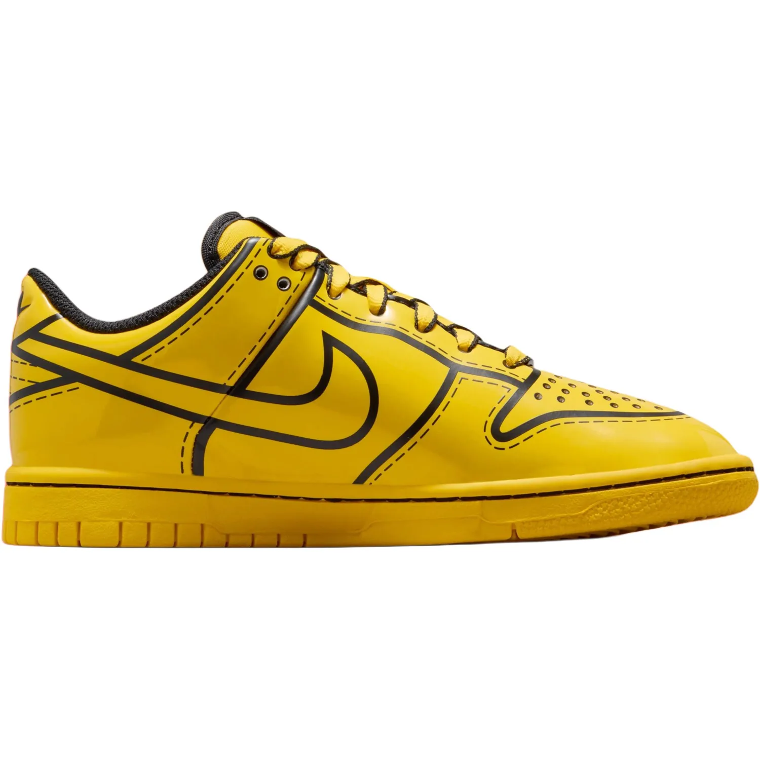 Nike LEGO Dunk Low детские кроссовки для скейтбординга Parade Yellow/Black — фото 3