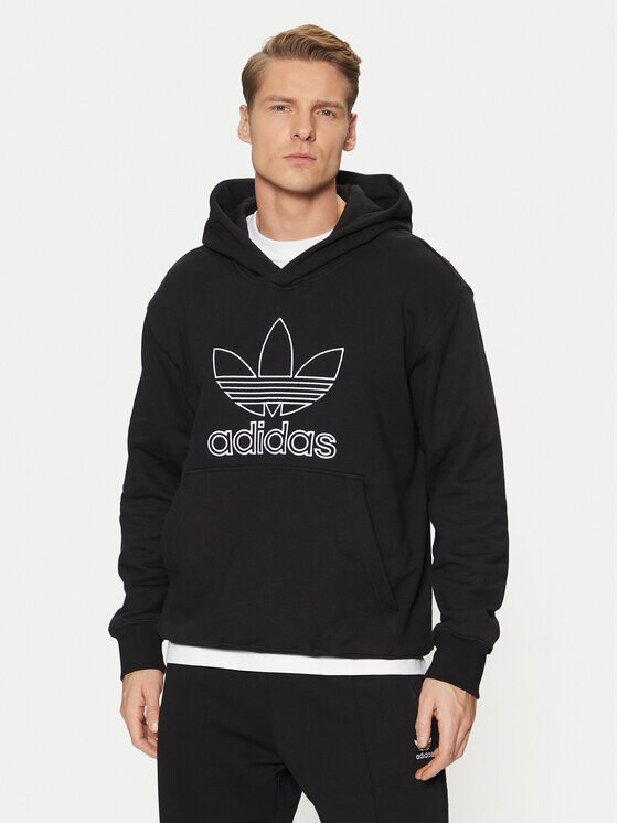 

Толстовка свободного кроя Adidas, черный