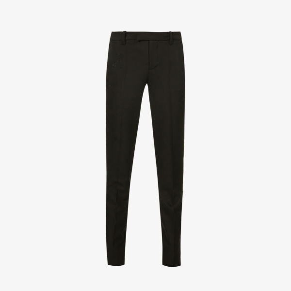 

Тканые брюки средней посадки Prune Strass Zadig&Voltaire, цвет noir