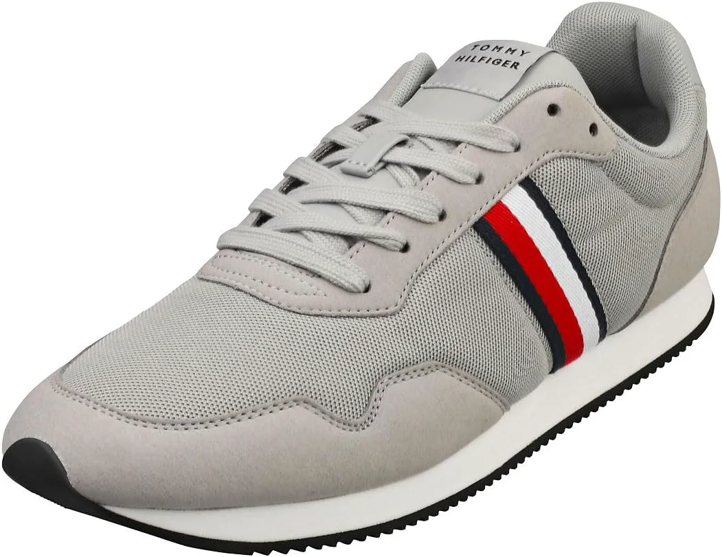 Мужские кроссовки Tommy Hilfiger Runner, серебряный — фото 4