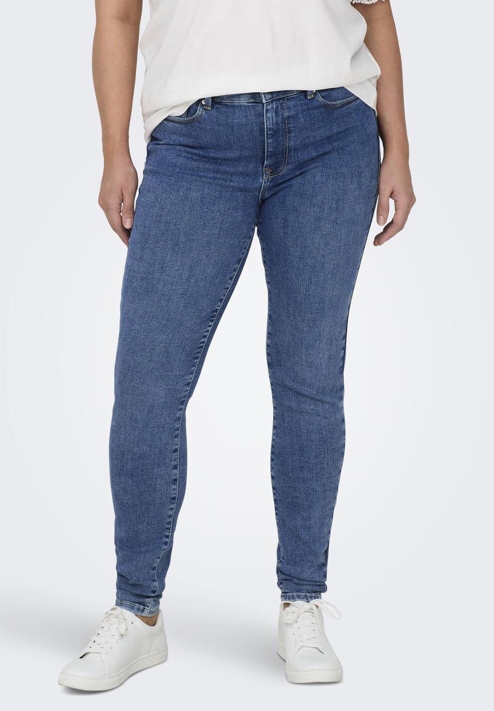 

Джинсы Skinny Fit CARPOWER MID UP ONLY Carmakoma, цвет medium blue denim