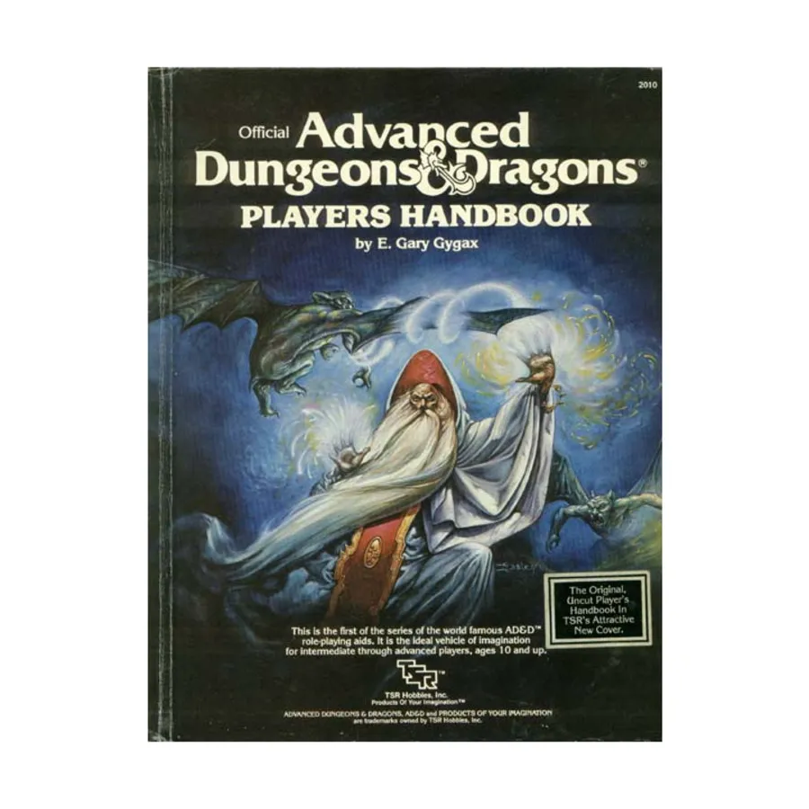 

Player's Handbook (2nd Cover, Orange Spine, 9th Printing), Advanced Dungeons & Dragons (1st Edition) - Core Books, Box Sets & Miscellaneous, твердый переплет