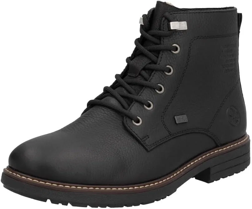 Мужские ботинки Rieker 33121 на шнуровке, Black 00