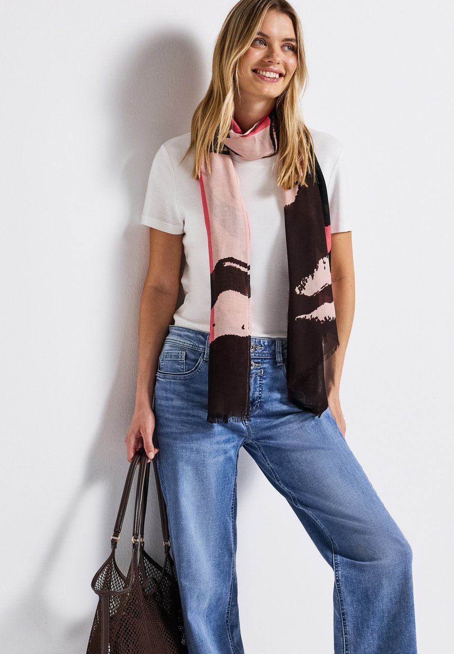 

Шарф Street One LEICHTER MIT MUSTER, Rosa/Light Pink