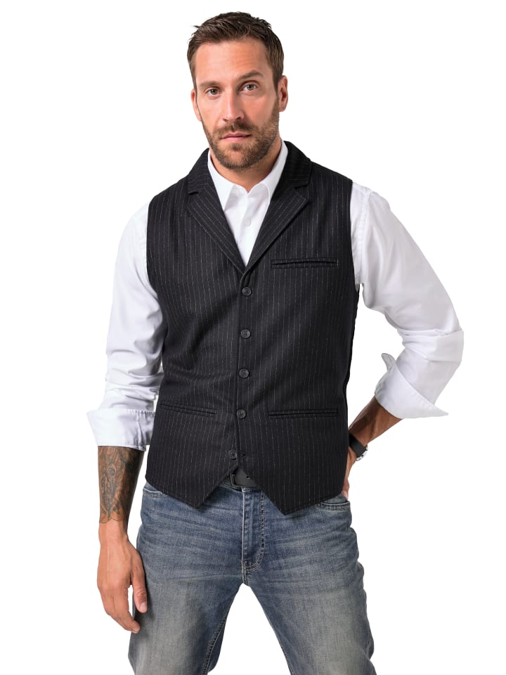 

JP1880 Стеганый жилет черного цвета