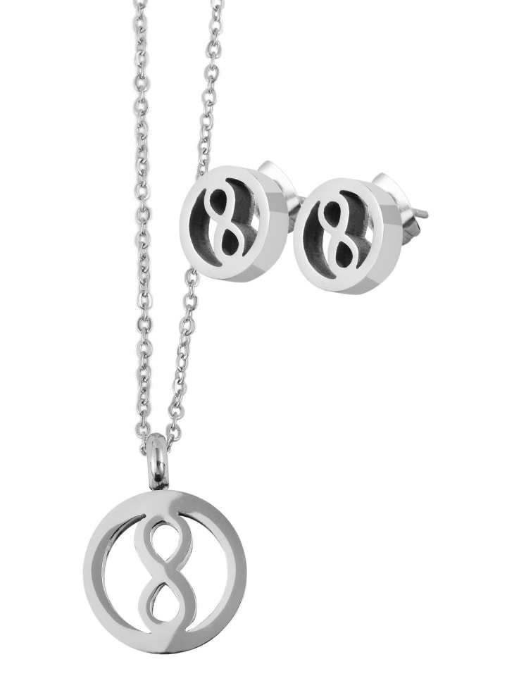 

Adeliás Женское колье с подвеской - из нержавеющей стали серебристого цвета