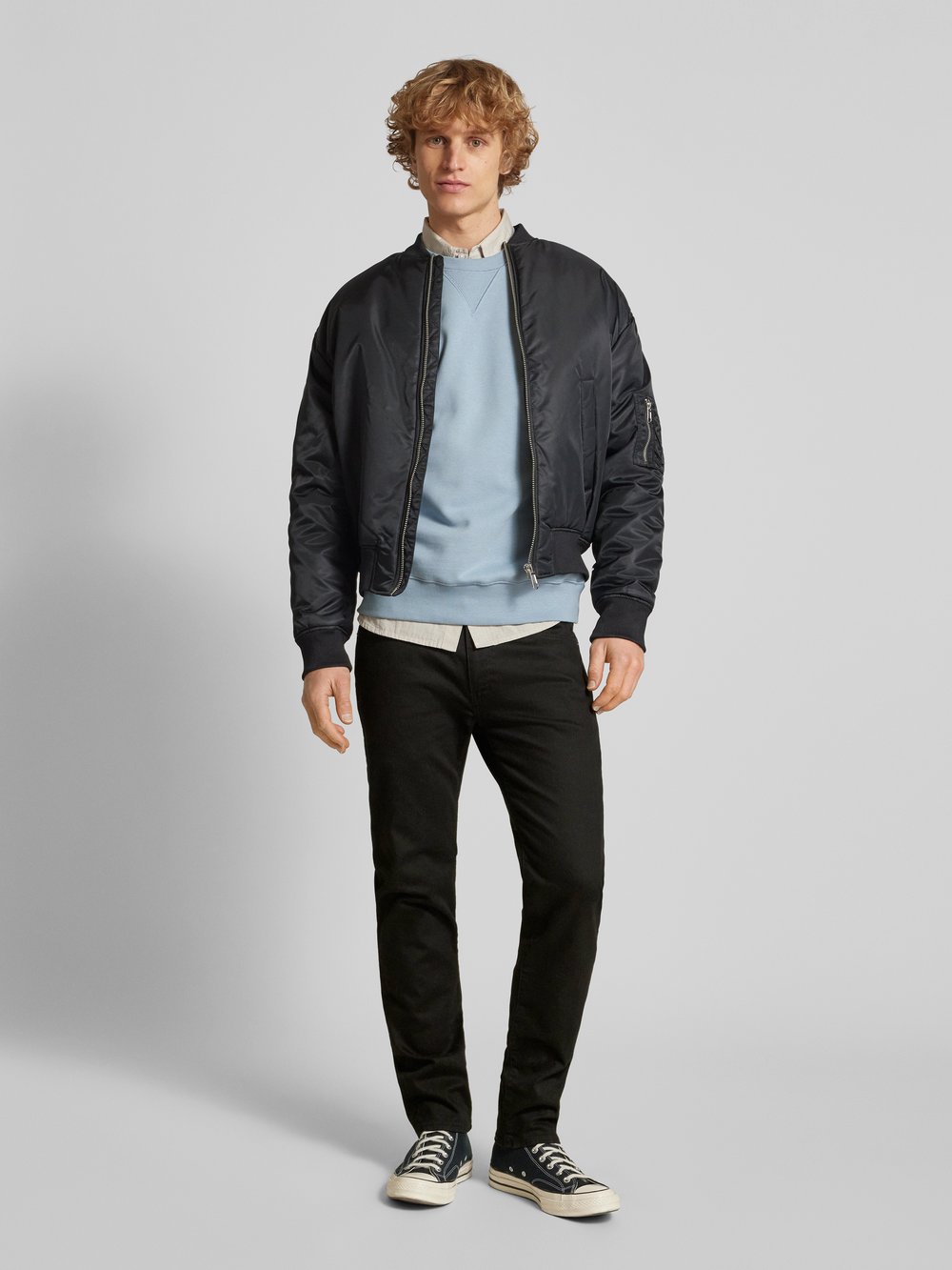 

Зауженные джинсы с 5 карманами, модель «502 NIGHTSHINE» Levi's, черный
