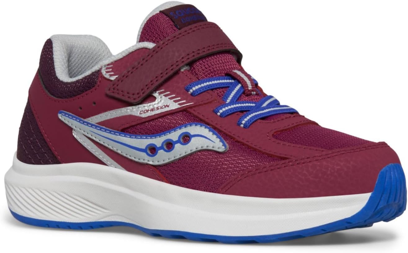 

Детские кроссовки Saucony Cohesion с альтернативной застежкой для детей и подростков, Plum