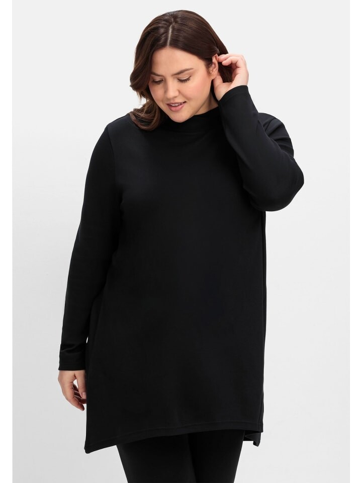 

Толстовка sheego Longshirt, черный