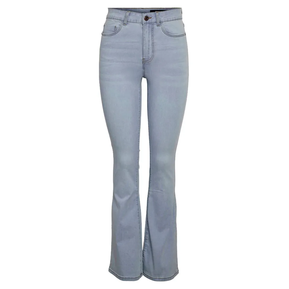 

Джинсы Noisy May Sallie Skinny Flare Vi515Lb high waist, синий