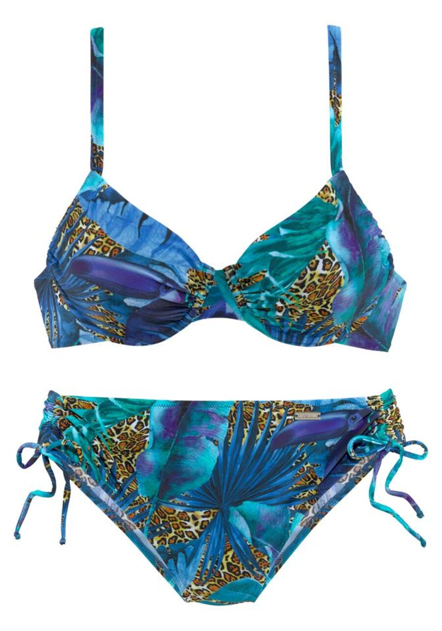 

Бикини на косточках LASCANA T-shirt Bikini Elena, синий