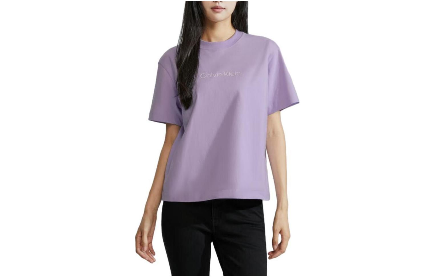 

Calvin Klein CK/ Футболка Women's SPI Hyacinth Purple
