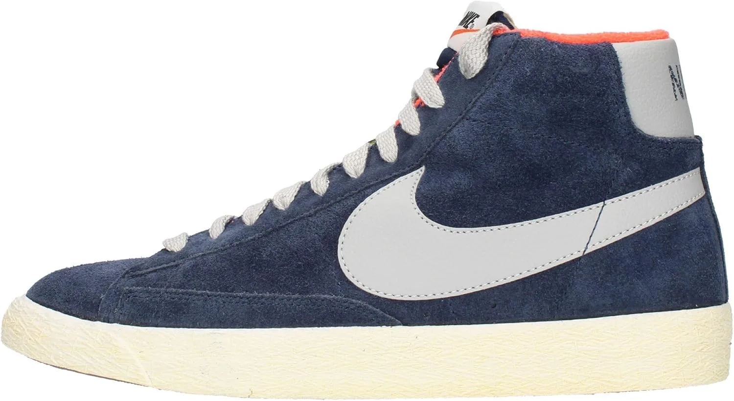 Кроссовки Nike Blazer Mid Premium Vintage (замша), серо-синие