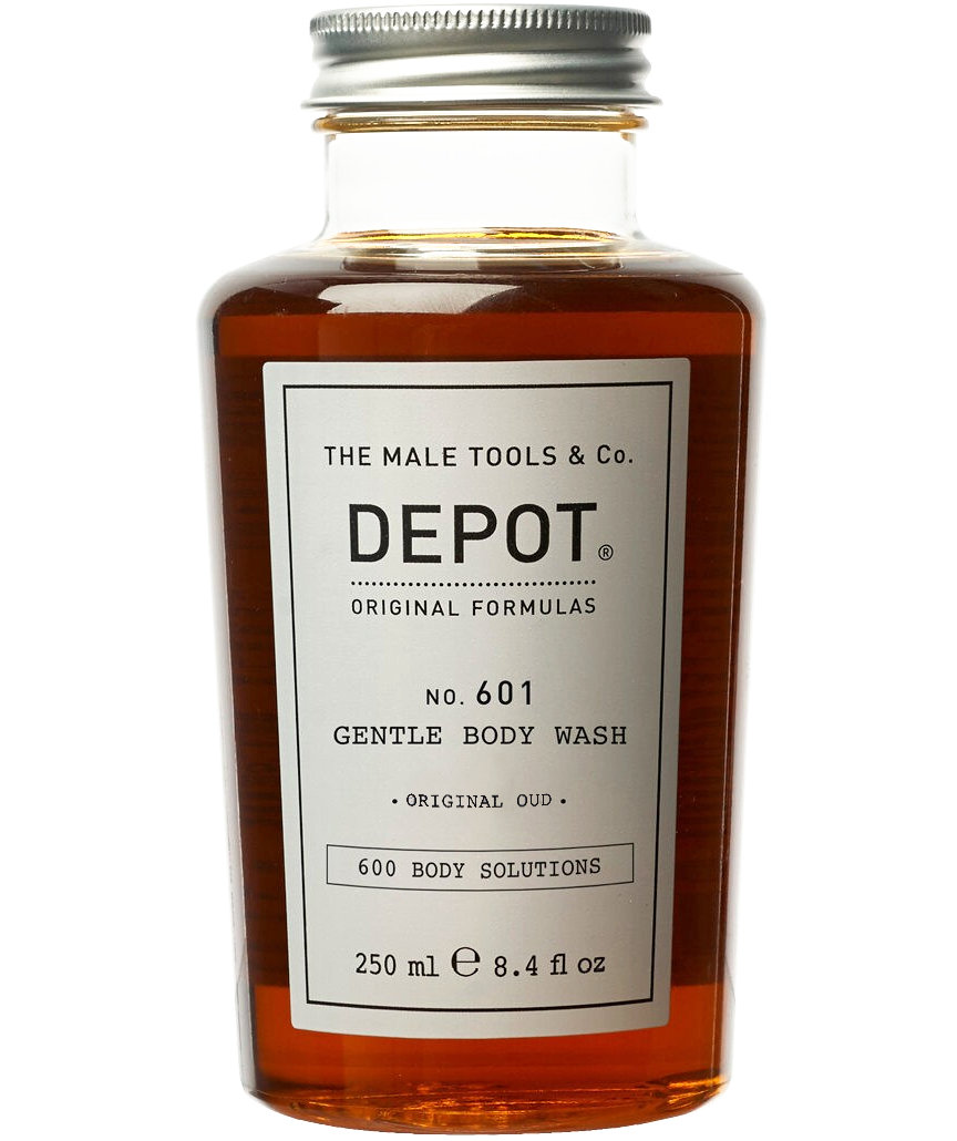 

Depot 601, нежно очищающий гель для душа с ароматом OUD, 250 мл