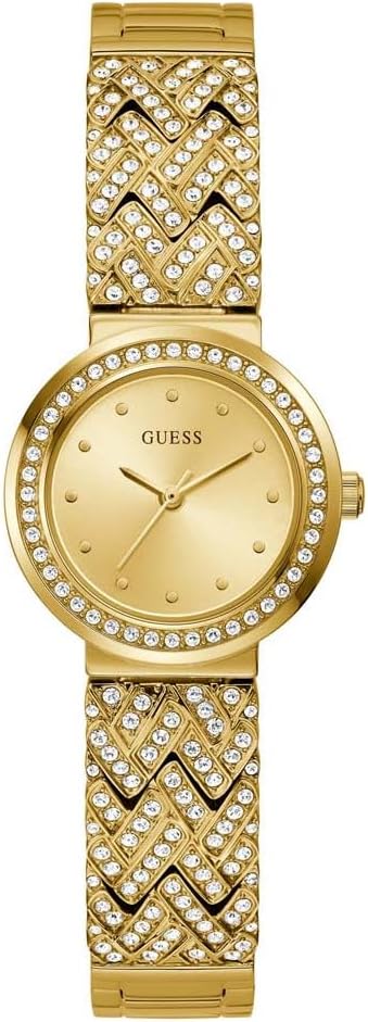 

Guess, женские часы, 28 мм, Gold Tone/Gold Tone/Champagne, Позолоченный, Guess, женские часы, 28 мм, Gold Tone/Gold Tone/Champagne