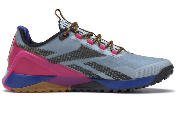 Кроссовки nano x1 adventure 'gable grey pursuit pink' Reebok, серый — фото 2