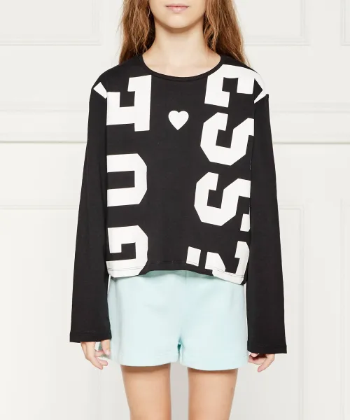 

Блуза Regular fit Guess, черный